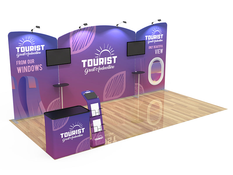 10x20ft Booth 02 Triple Threat