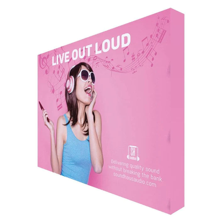 10ft Straight Velcro Fabric Pop Up Display