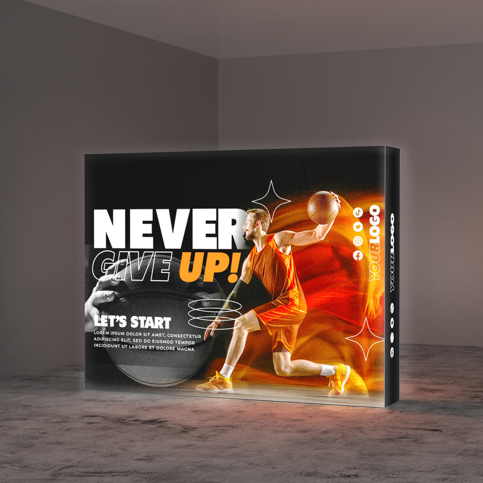 10ft SEG Edge-lit Popup Display