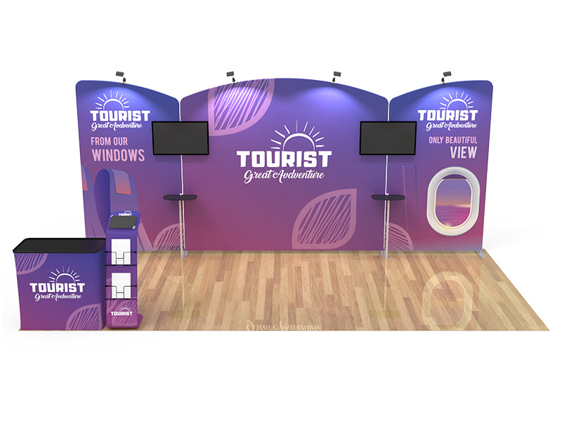 10x20ft Booth 02 Triple Threat