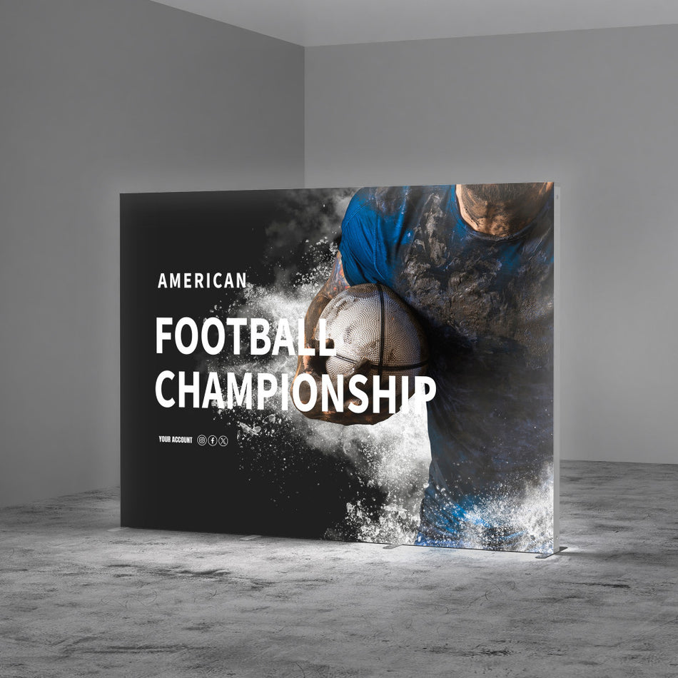 10ft SEG Edge-lit Fabric Display