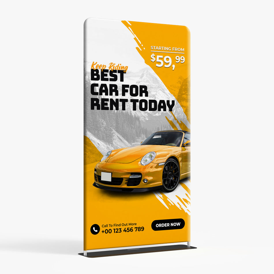 Tension Fabric Stand Single and Double Sided Same Price