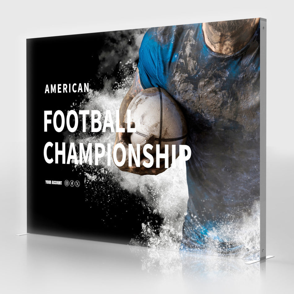 10ft SEG Edge-lit Fabric Display