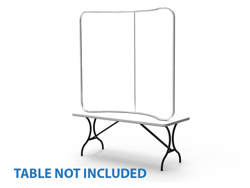 Curve Tension Fabric Display 6 ft