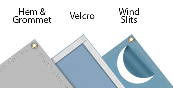 Vinyl Banner (18oz. Blockout)- $3.25 per sq ft