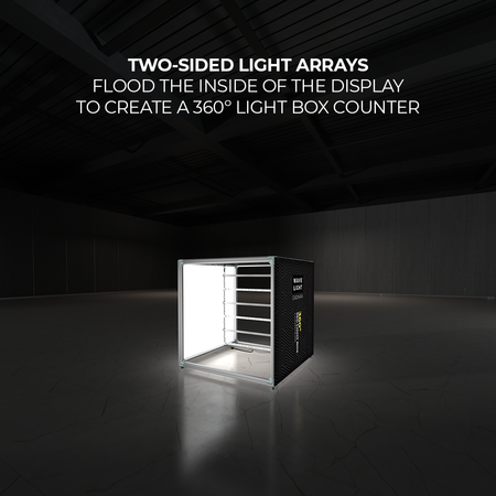 WaveLight Casonara SEG Light Counter Two Sided Light Arrays Box Frame