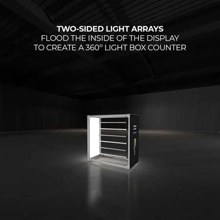 WaveLight Casonara SEG Light Counter Two Sided Light Arrays Box Frame