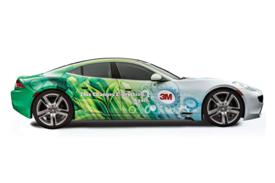 Vehicle Wrap (3M Cast) $6.99 per sq ft