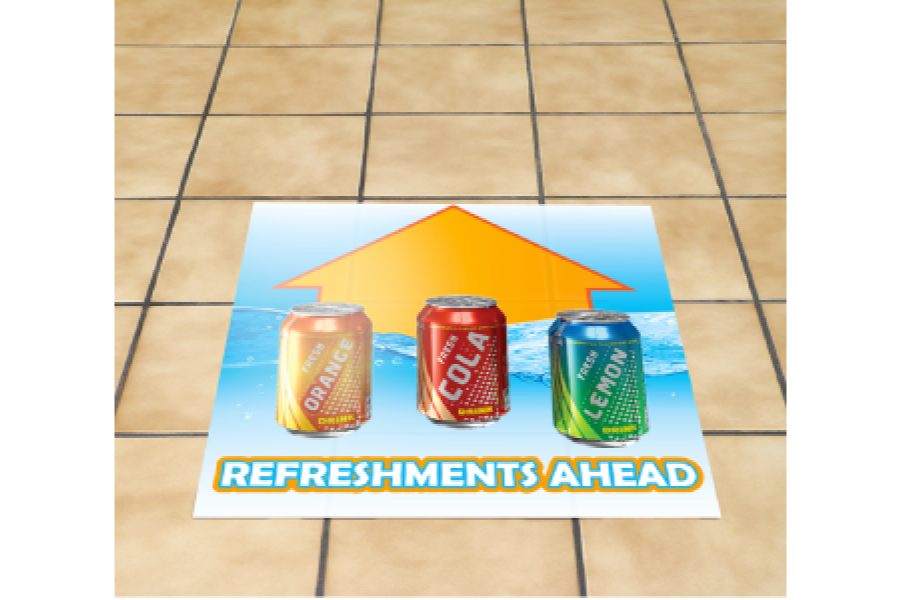 Floor Graphics- $8.49 per sq ft