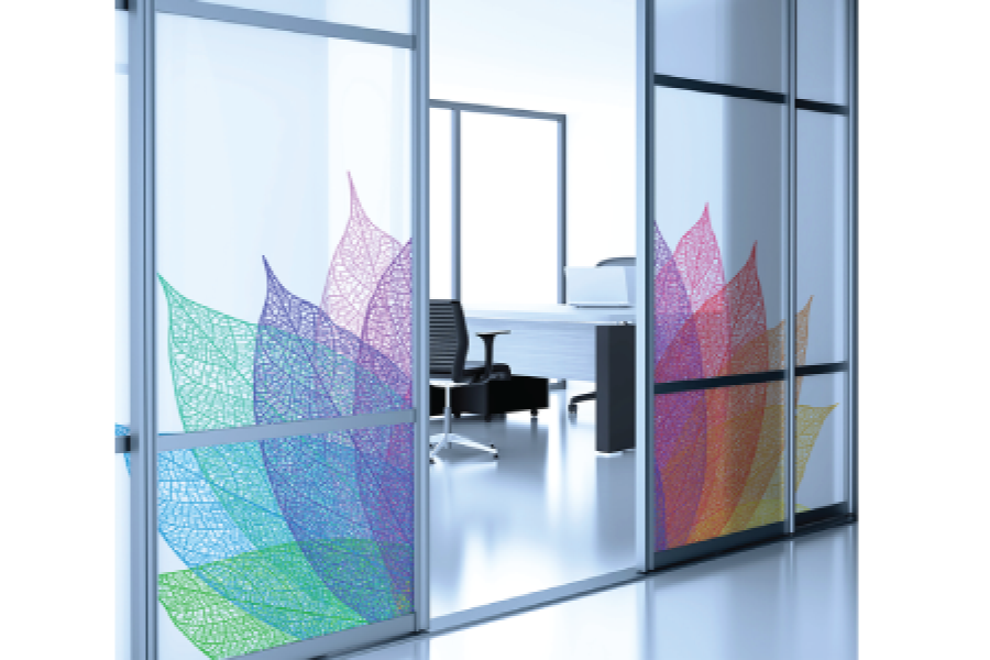 Etched (Printable Frosted Vinyl) $6.99 per sq ft