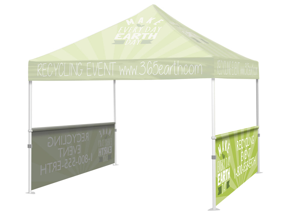 10ft Tent Half Wall (Full Color)