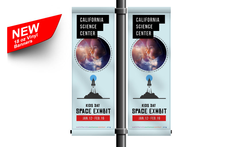 Vinyl Banner (18oz. Blockout)- $3.25 per sq ft