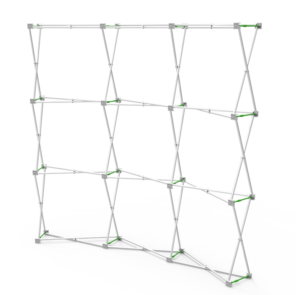 8ft Curve Velcro Fabric Pop Up Display (Hardware Only)