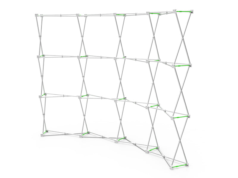 10ft Curve Velcro Fabric Pop Up Display (Hardware Only)