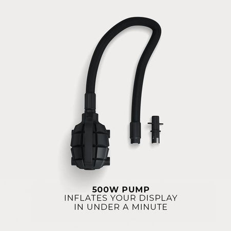 WaveLight LED Backlit Inflatable Counter Circular 500 WATT Air Pump