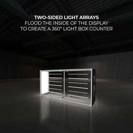 WaveLight Casonara SEG Light Counter Two Sided Light Arrays Box Frame