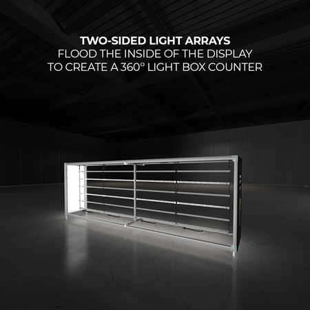 WaveLight Casonara SEG Light Counter Two Sided Light Arrays Box Frame