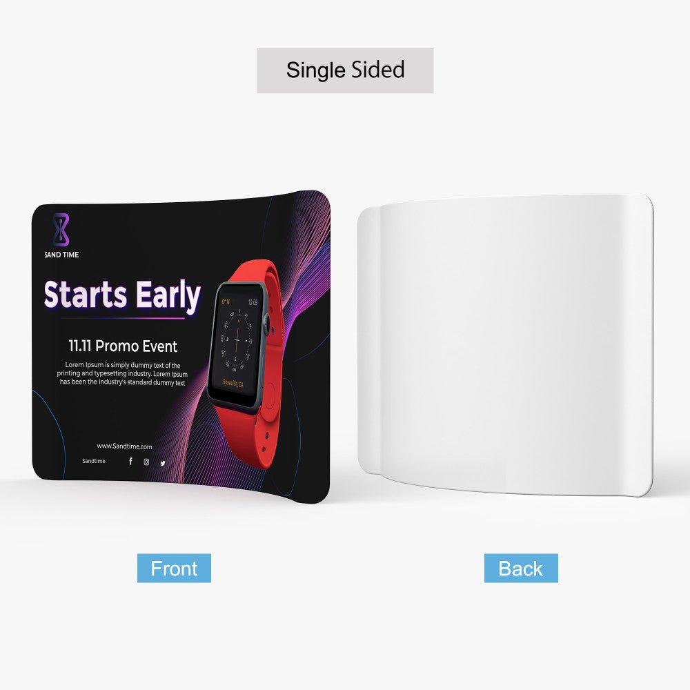 10ft Curve Tension Fabric Display - Blitz Sign & Displays