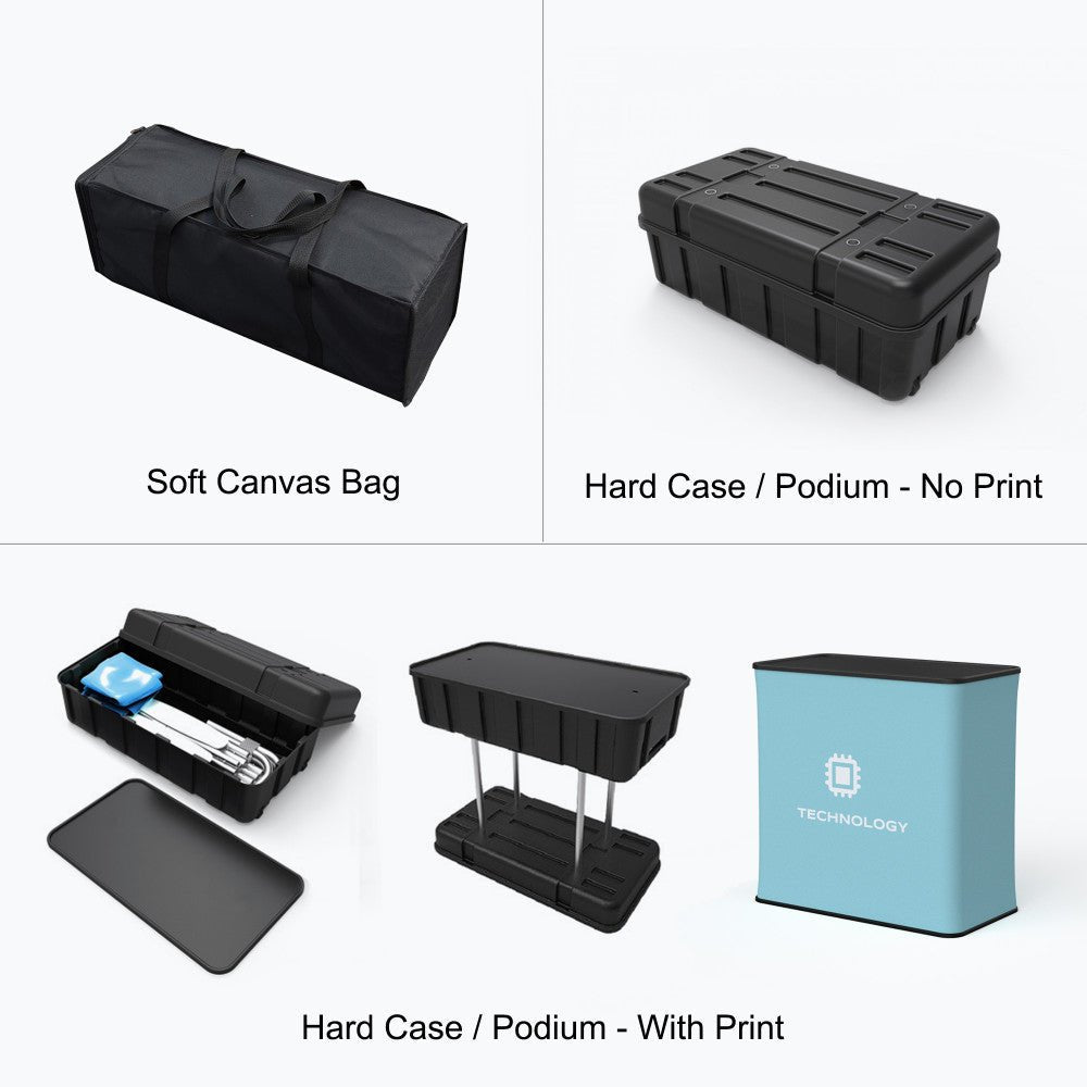 10ft Curve Velcro Fabric Pop Up Display - Blitz Sign & Displays