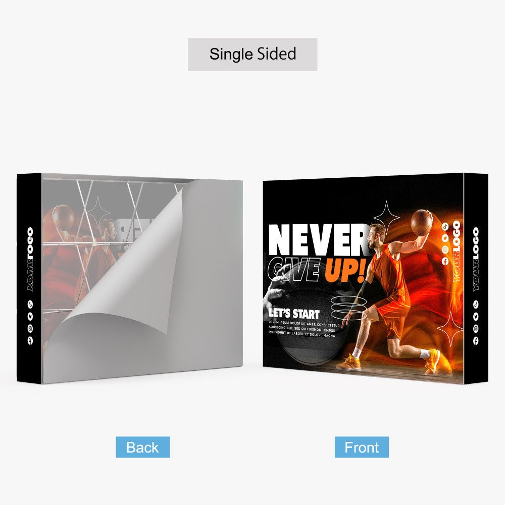 10ft SEG Edge - lit Popup Display - Blitz Sign & Displays