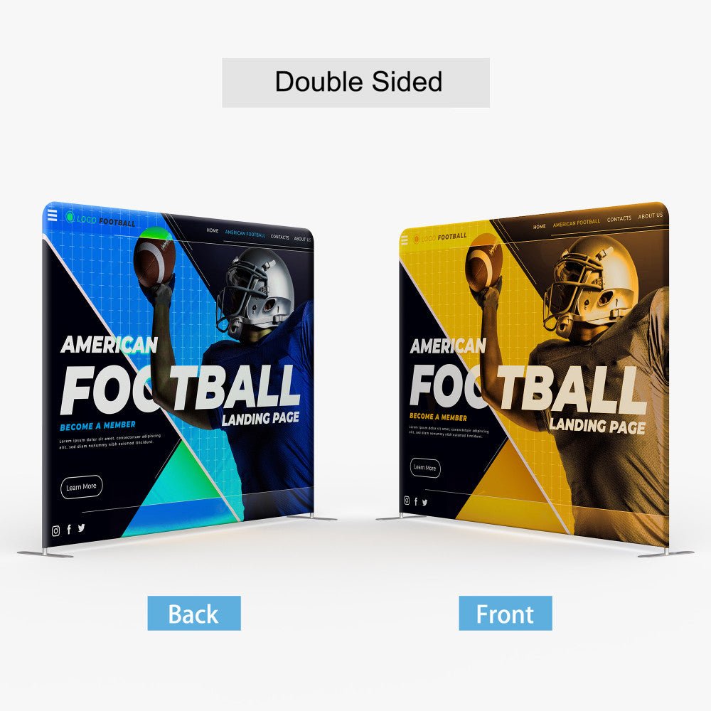 10ft Straight Tension Fabric Display - Blitz Sign & Displays