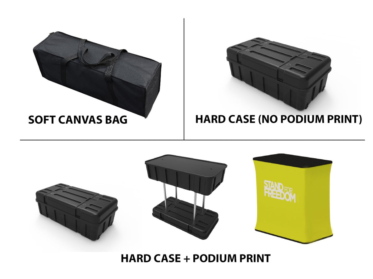 10ft Straight Velcro Fabric Pop Up Display - Blitz Sign & Displays