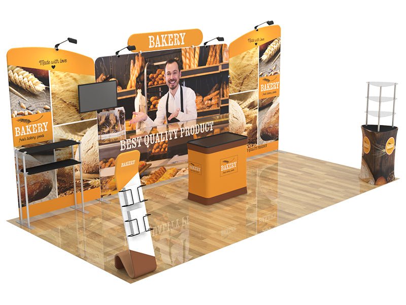10x20ft Booth H Boom - Blitz Sign & Displays