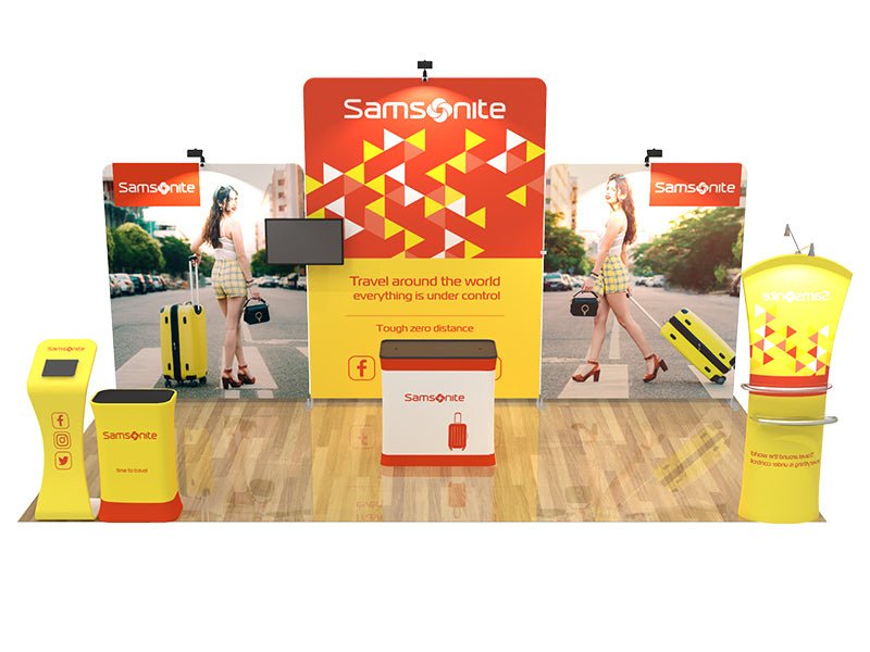 10x20ft Booth L Wham - Blitz Sign & Displays