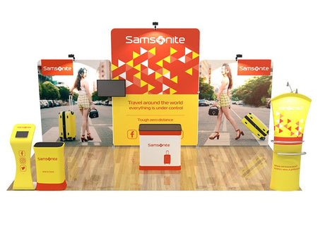 10x20ft Booth L Wham - Blitz Sign & Displays