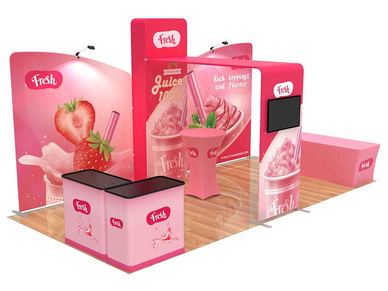 10x20ft Booth Q - Blitz Sign & Displays