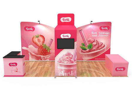 10x20ft Booth Q - Blitz Sign & Displays