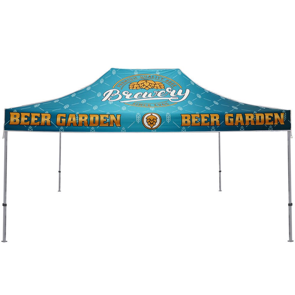 15 ft. Custom Aluminum Canopy Tent - Blitz Sign & Displays