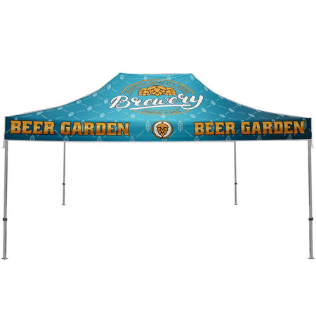 15 ft. Custom Aluminum Canopy Tent - Blitz Sign & Displays