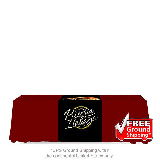 2 ft. Table Runner FullBack Dye Sub Print - Blitz Sign & Displays