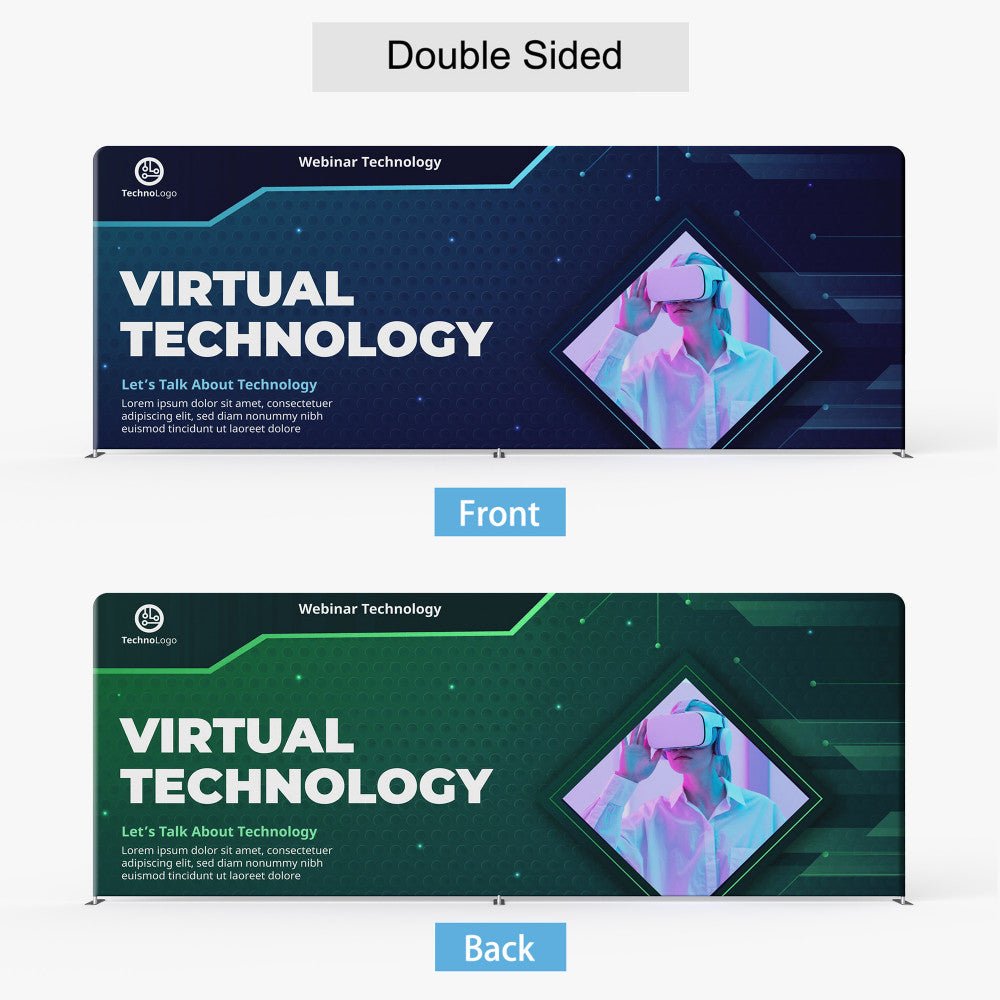 20ft Straight Tension Fabric Display - Blitz Sign & Displays