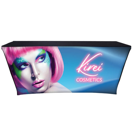 6ft Backlit Fitted Table Cover - Blitz Sign & Displays