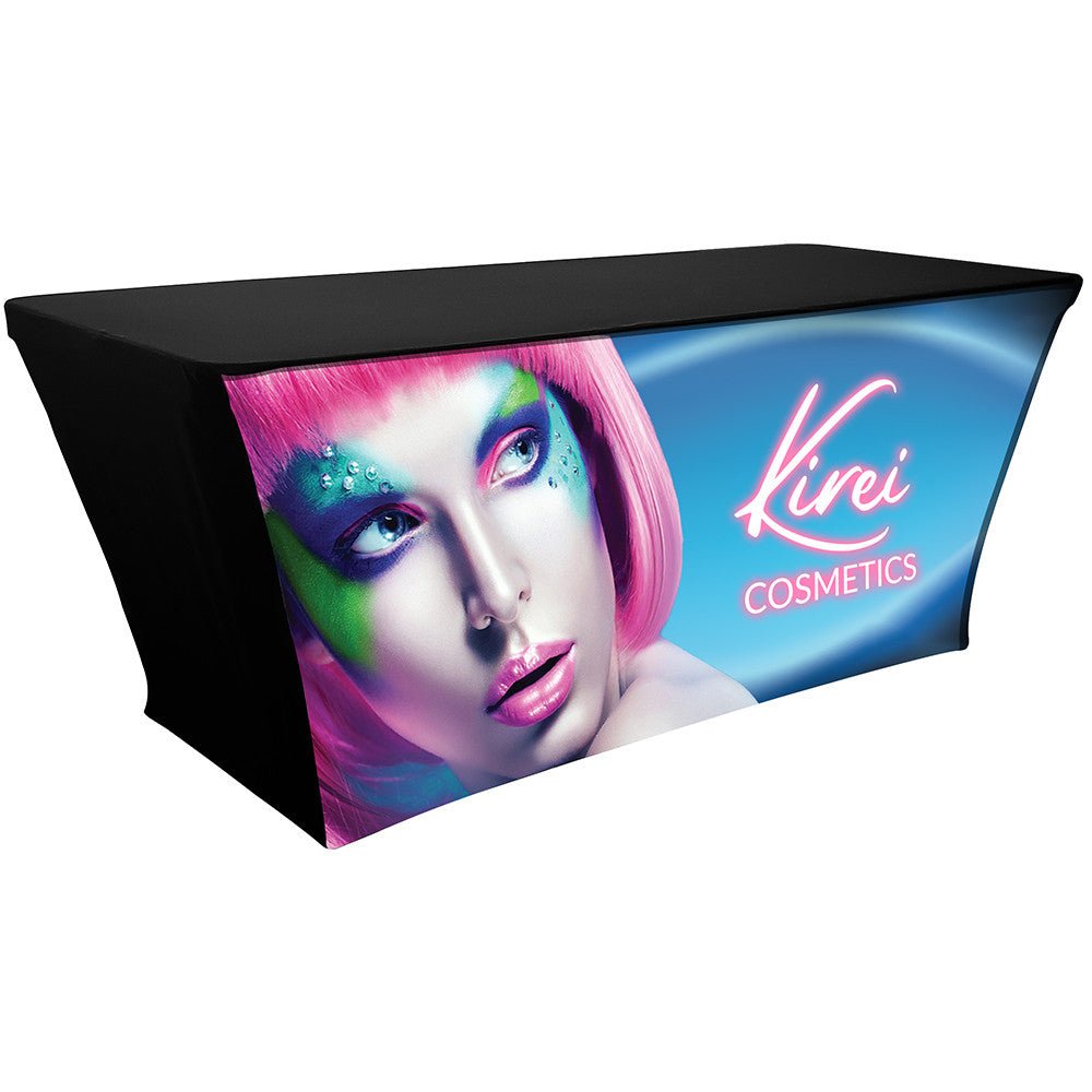 6ft Backlit Fitted Table Cover - Blitz Sign & Displays