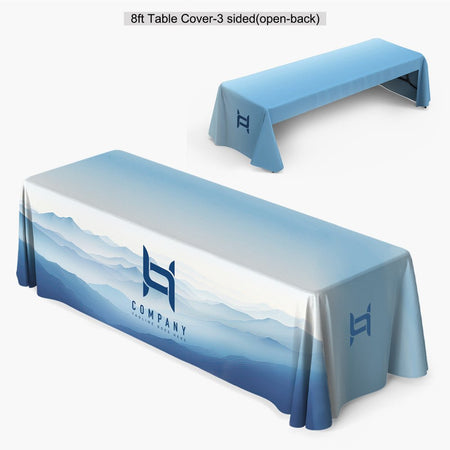 8' Custom Tablecloth/ Covers - Blitz Sign & Displays
