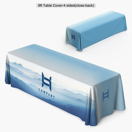 8' Custom Tablecloth/ Covers - Blitz Sign & Displays
