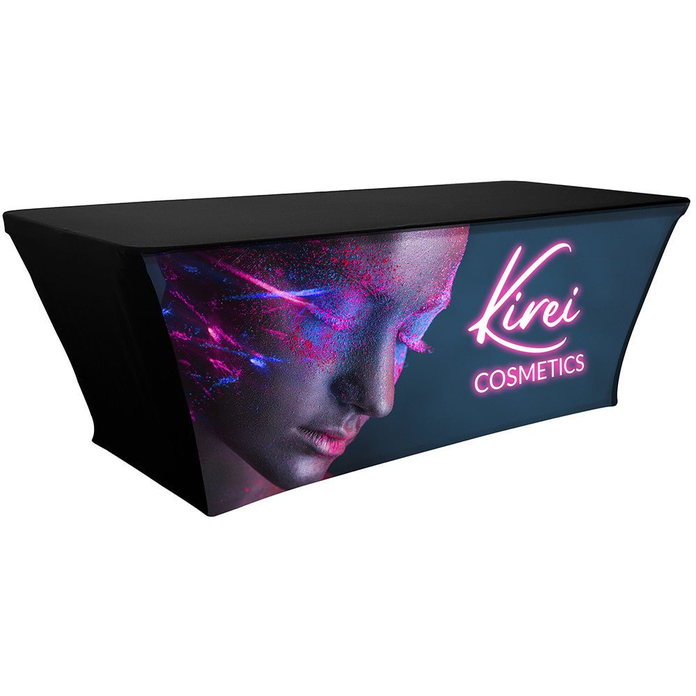8ft Backlit Fitted Table Cover - Blitz Sign & Displays