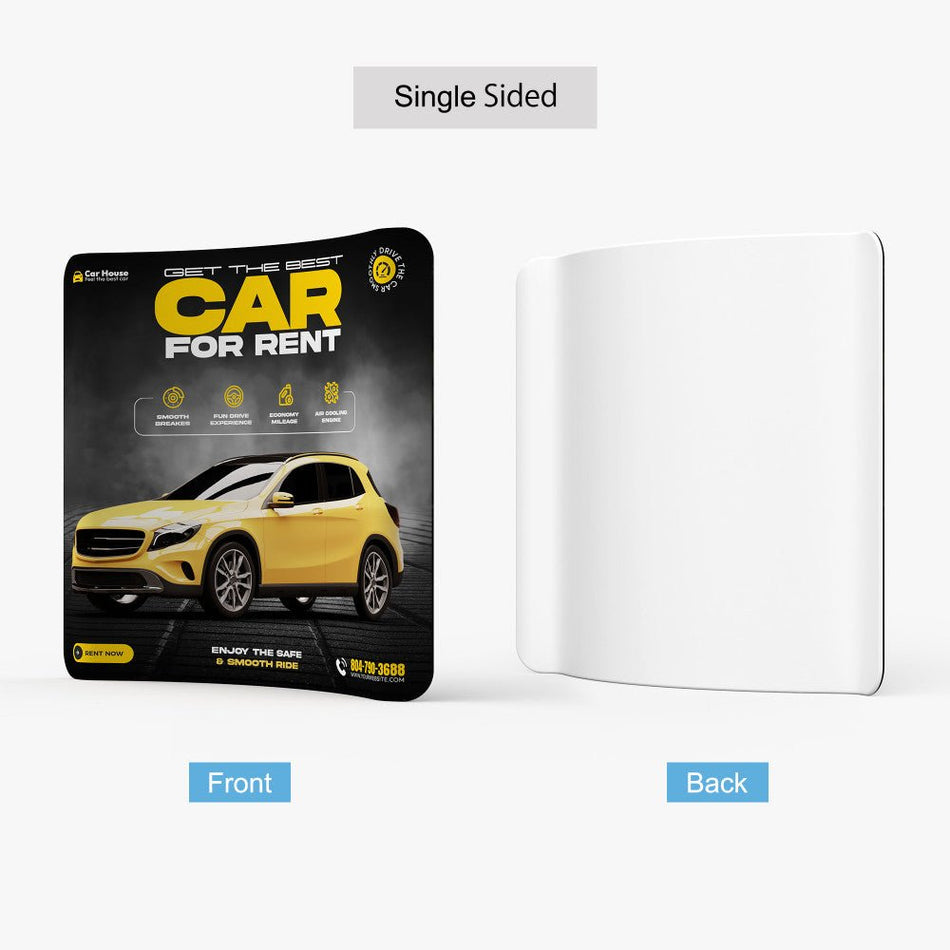 8ft Curve Tension Fabric Display - Blitz Sign & Displays