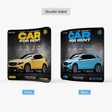 8ft Curve Tension Fabric Display - Blitz Sign & Displays