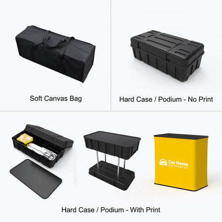 8ft Curve Tension Fabric Display - Blitz Sign & Displays