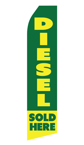 Diesel Sold Here Econo Stock Flag