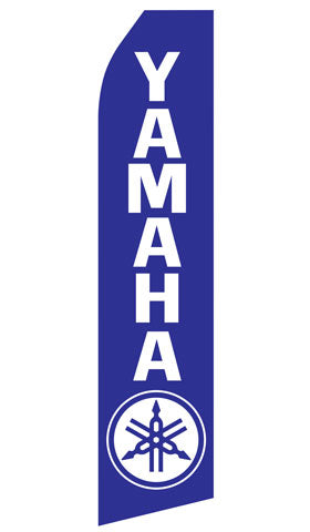 Yamaha Logo Econo Stock Flag (Blue)