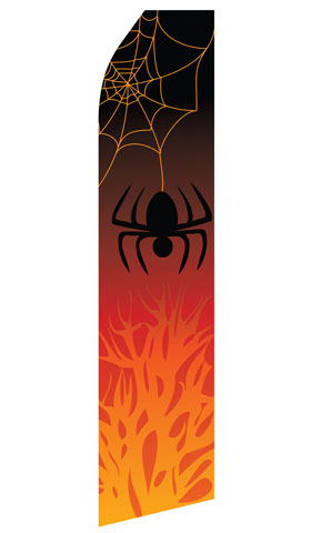 Halloween Spider Econo Stock Flag