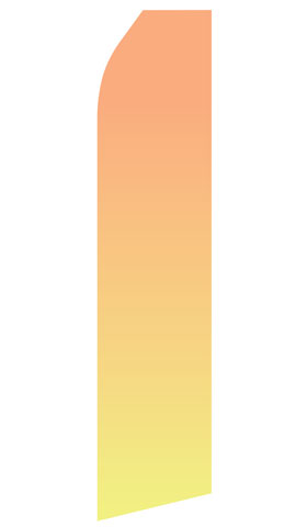 Orange Yellow Gradient Econo Stock Flag