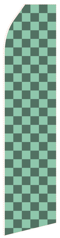 Light Green Grid Econo Stock Flag