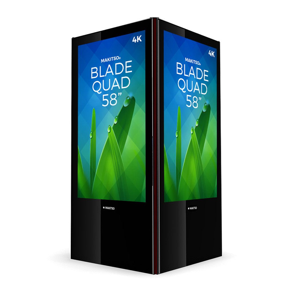 Blade 58" - 4K Digital Signage Kiosk - Blitz Sign & Displays