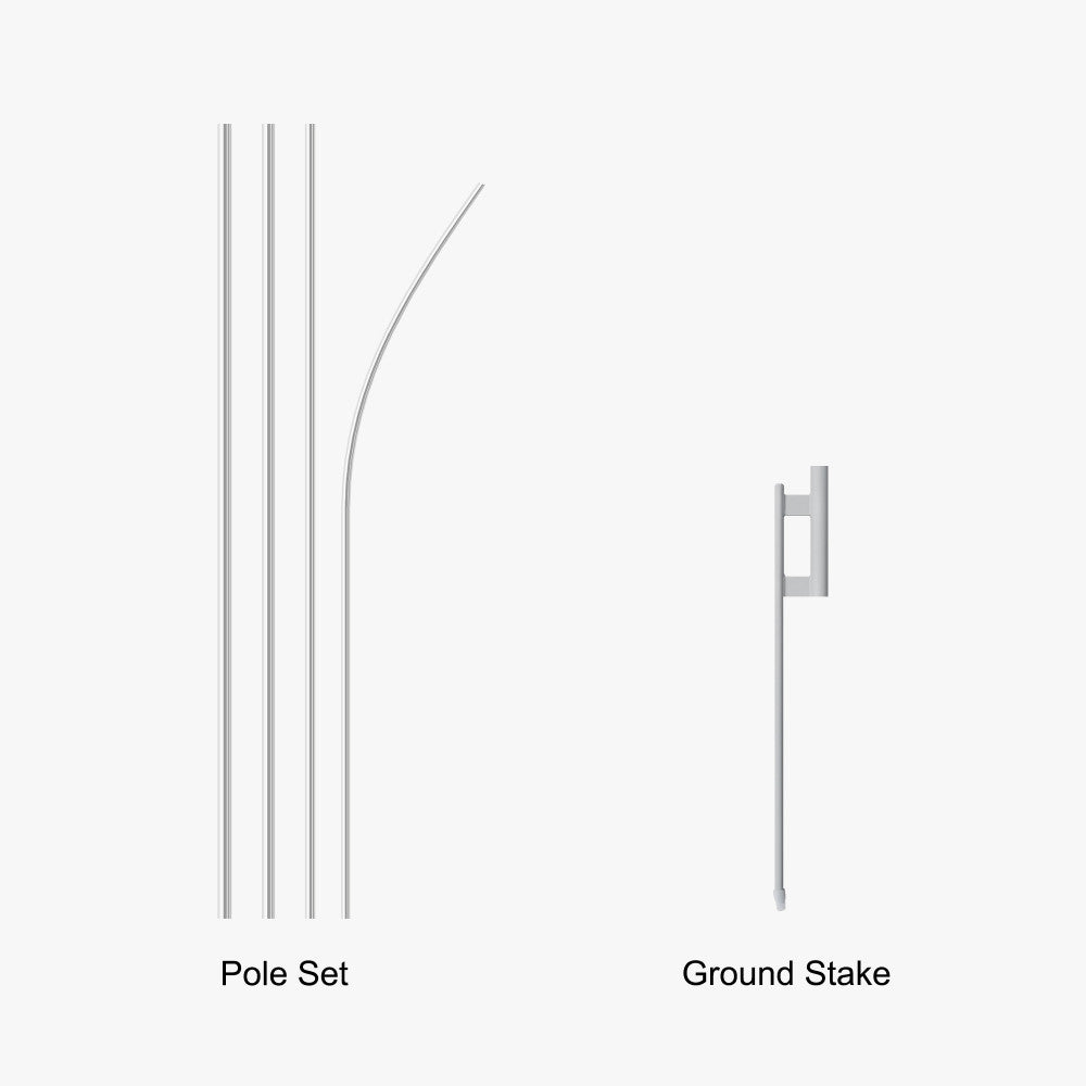 Econo Feather Flag 16ft Single Sided - Blitz Sign & Displays